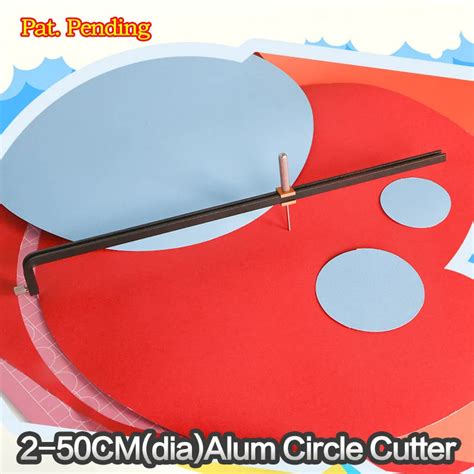 2 50CM(diameter) aluminium circle cutter paper circle cutter crafting ...