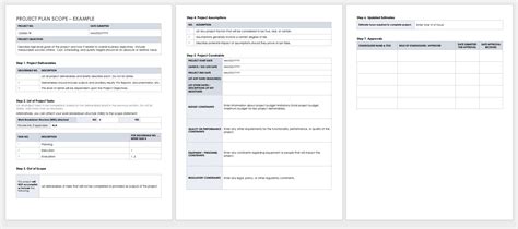 Free Simple Project Scope Template - FREE PRINTABLE TEMPLATES