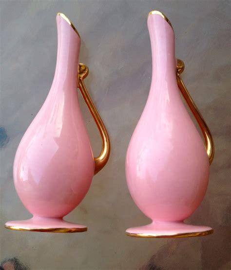 Pink Ceramic Vase Mid-Century Ceramic Vase MCM Ceramics