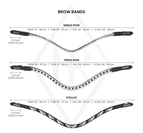 Browband Size Guide | Mrs. Ros