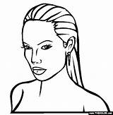 Famous Actress Coloring Pages sketch template