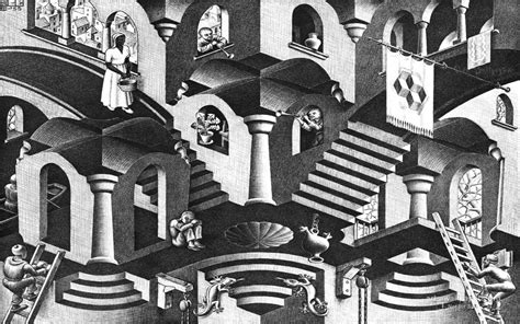 10 Best Mc Escher Wall Paper FULL HD 1920×1080 For PC Background 2024