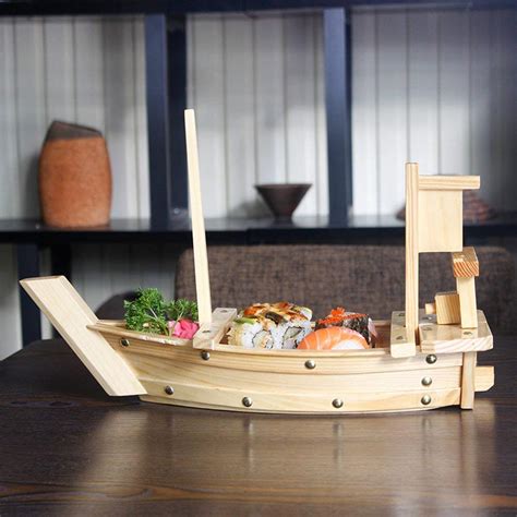 Sushi Boat Wooden Sushi Plate