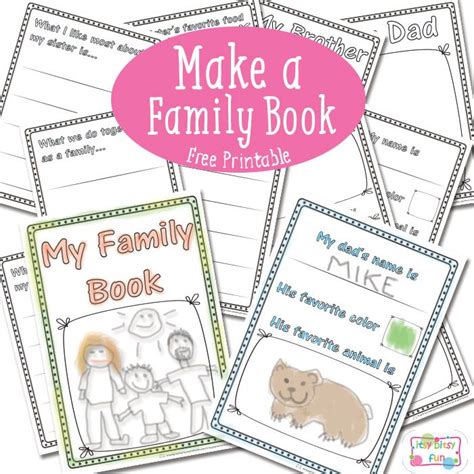 Family Book - Free Printable