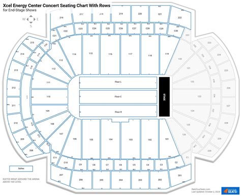 Xcel Energy Center Seating Charts for Concerts - RateYourSeats.com