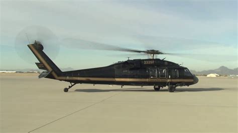 Customs and Border Patrol Blackhawk Helicopter at Davis-Monthan AFB - YouTube