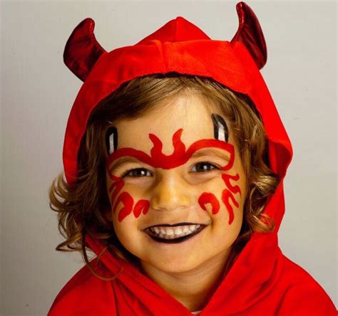 Halloween Face Painting Tutorial: Little Devil | HuffPost UK Parents