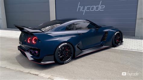 Nissan GT-R Custom Wide Body Kit by Hycade Compra con entrega, instalación, precio asequible y ...