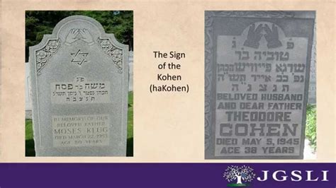 7 Popular Symbols on Jewish Headstones | Headstones, Symbols, Family tree