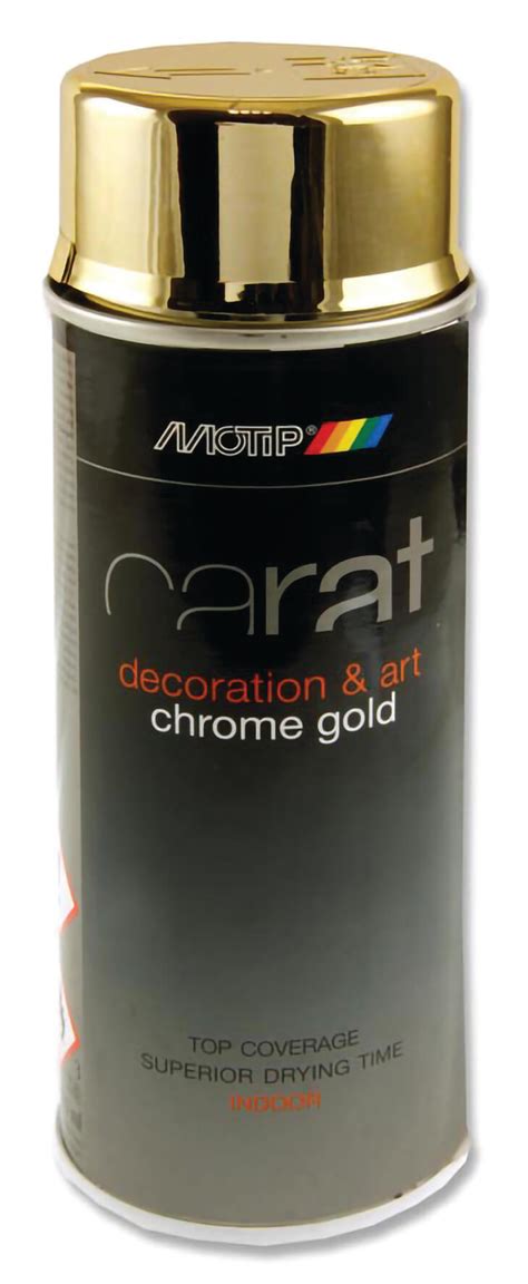 Can Art Chrome Effect Spray Paint, Gold - 400ml | Spray Paint | Art | Tilgear