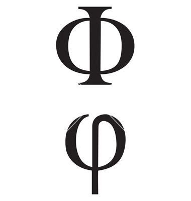 Greek symbol phi vector art - Download Antiquity vectors - 1276741 | Tattoo ideen, Wissenschaft ...