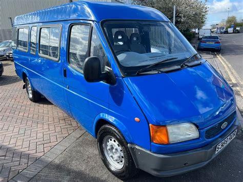 1998 FORD TRANSIT DI 76 LWB MEDIUM ROOF MINIBUS 17 SEATER VERY RARE ...