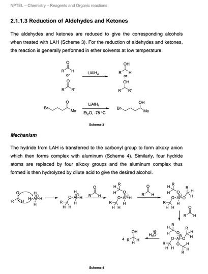 Organic Reagents For Reduction Reaction (Reduction Reactions) - All 'Bout Chemistry