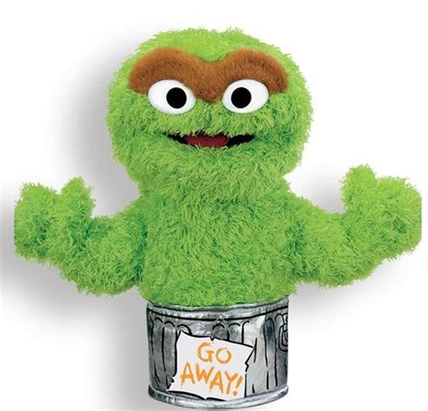 Look out its Oscar the grouch coming at you! This fun puppet will make ...