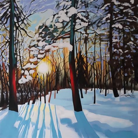 Winter Solstice Painting by Gordon Sellen | Saatchi Art