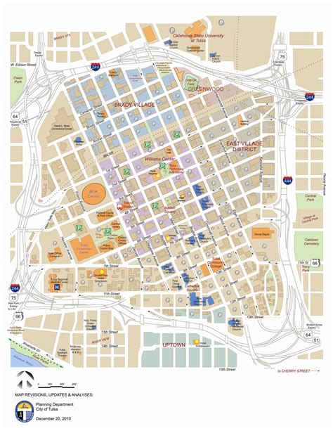 Downtown Tulsa _ NCAA & St Patricks Day Map 2023 by TulsaRegionalTourism - Issuu