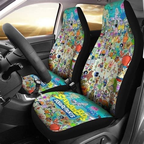 Full Character Spongebob Car Seat Covers – uscoolprint