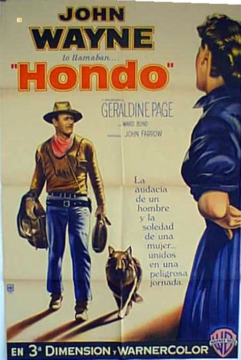 "HONDO" MOVIE POSTER - "HONDO" MOVIE POSTER