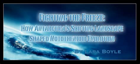 Fighting the Freeze: How Antarctica’s Shifting Landscape Shaped Notothenioid Evolution – Yale ...