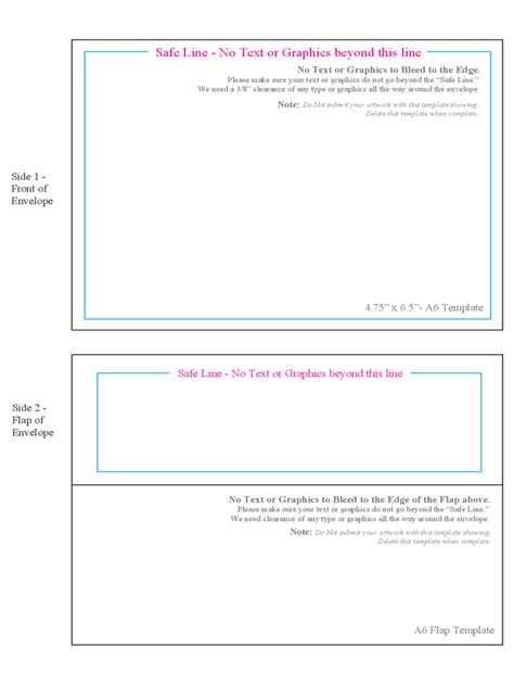 A6 Envelope Template - 2 Free Templates in PDF, Word, Excel Download