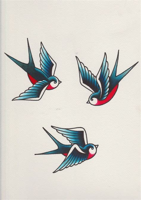 Retro Tattoo Style: Create Stunning Swallow Artwork with Our Step-by ...