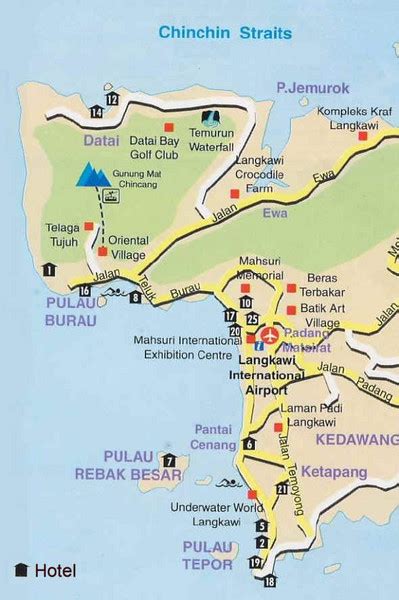 Langkawi Tourist Map - Langkawi • mappery