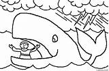 Jonah And The Whale Coloring Page » Turkau sketch template