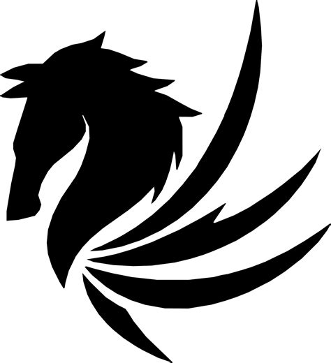 Black Pegasus Logo - LogoDix