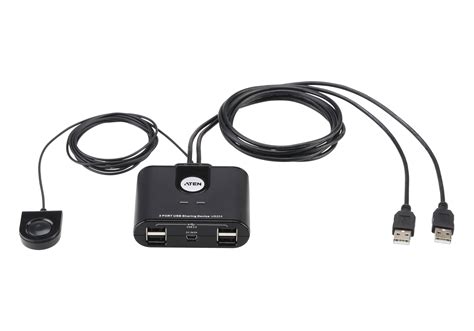 2 x 4 USB 2.0 Peripheral Sharing Switch - US224, ATEN PERIPHERAL SWITCHES