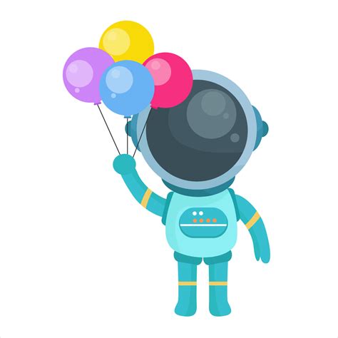 Karakter astronot Dengan gaya kartun lucu 20115019 Vector en Vecteezy