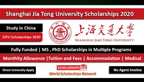 Shanghai Jiaotong University Scholarship 2021 - Fully Funded - Study in China