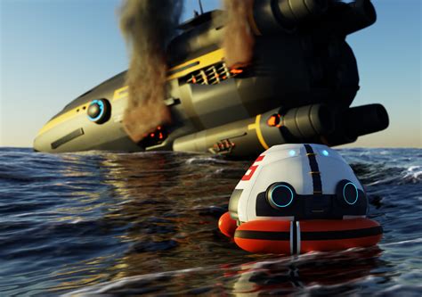 Subnautica Aurora and Lifepod | CGTrader