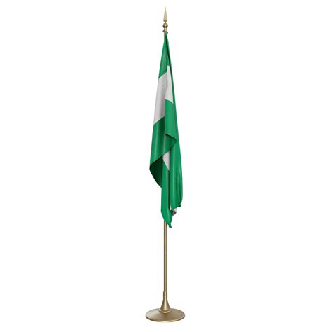 Nigeria Flag With Metal Stand, Nigeria Flag Post, Nigeria Flag, Nigeria ...