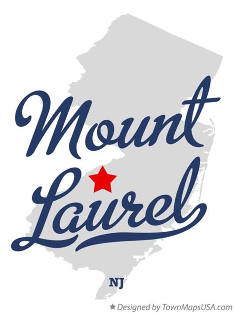 Map of Mount Laurel, NJ, New Jersey