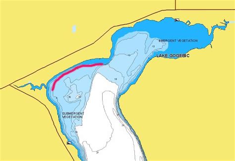 Lake Gogebic Depth Map - Draw A Topographic Map