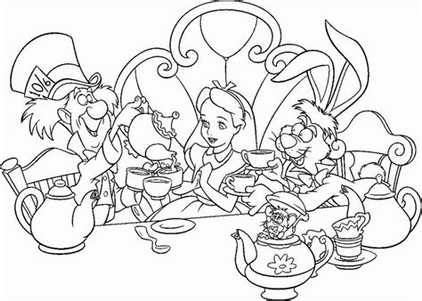 Free Printable Alice in Wonderland Coloring Pages For Kids | Alice in wonderland characters ...