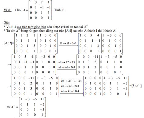 Cách tìm ma trận nghịch đảo 2x2, 3x3, 4x4 chính xác 100%