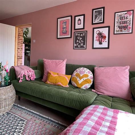 Pink Living Room Walls | Cabinets Matttroy