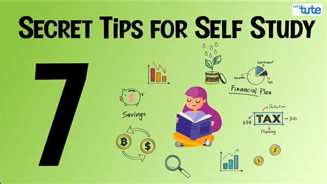 7 Tips for Self Study | Smart study techniques | Exam Tips | Letstute Accountancy - YouTube