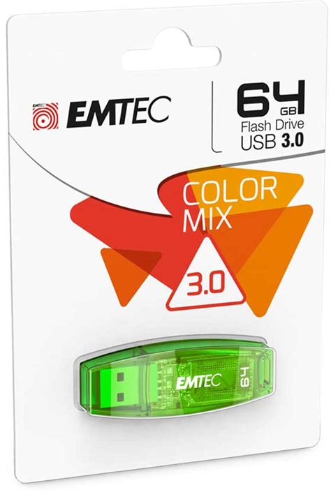 EMTEC Color Mix 64GB Flash Drive USB 3.1 | KVCC Bookstore