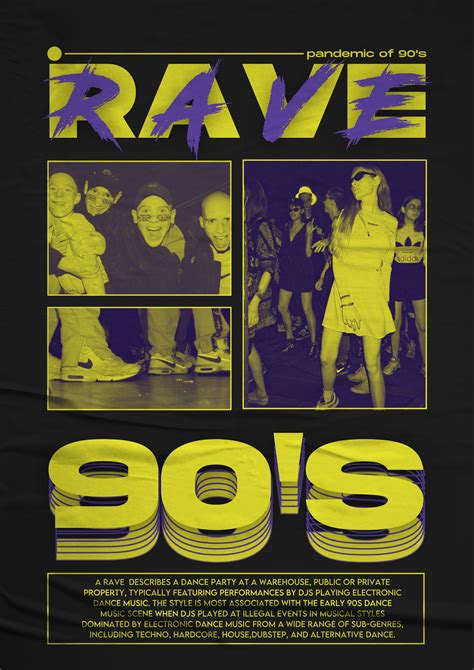 Rave culture of 90's on Behance