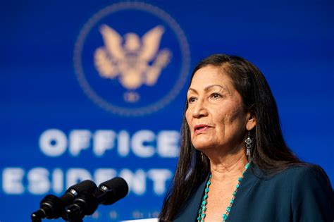 Deb Haaland Makes History as First Native American Cabinet Secretary ...