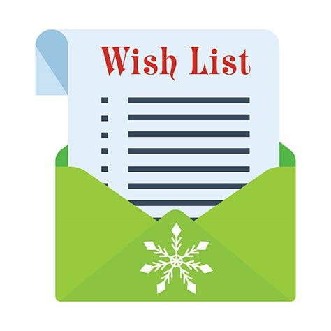 Royalty Free Wish List Clip Art, Vector Images & Illustrations - iStock