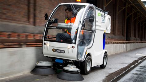 Electric Street Sweepers - Conquest Equipment Technologies