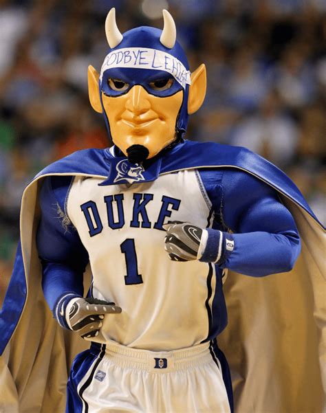 Duke University Blue Devils Mascot | Blue devil, Duke university, University blue