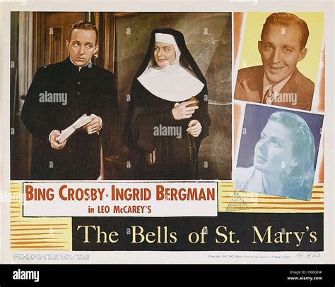 The Bells of St. Mary's - Movie Poster Stock Photo - Alamy