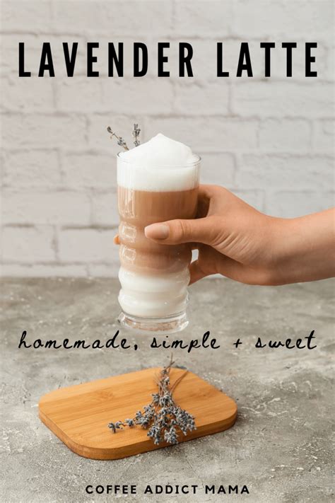 Homemade Lavender Latte | Coffee Addict Mama