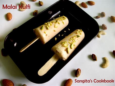 Sangita's Cookbook: Traditional Malai Kulfi Recipe