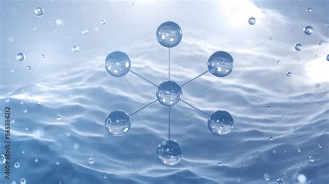 uranium hexafluoride molecular structure, 3d model molecule uf6, structural chemical formula ...