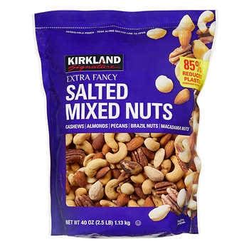 Kirkland Signature Extra Fancy Mixed Nuts, Salted, 2.5 lbs | Costco